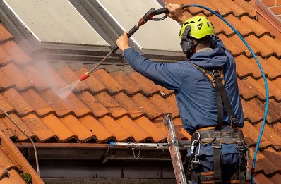 Démoussage et hydrofuge de toiture au Cayrol